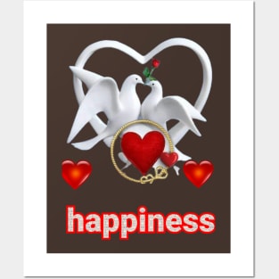 Peace and happiness Posters and Art